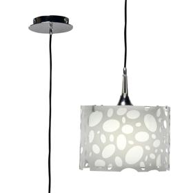 M1363  Lupin Pendant 1 Light Gloss White